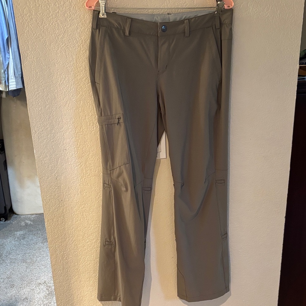 REI adjustable waist Sahara roll-up hiking Pants 8P